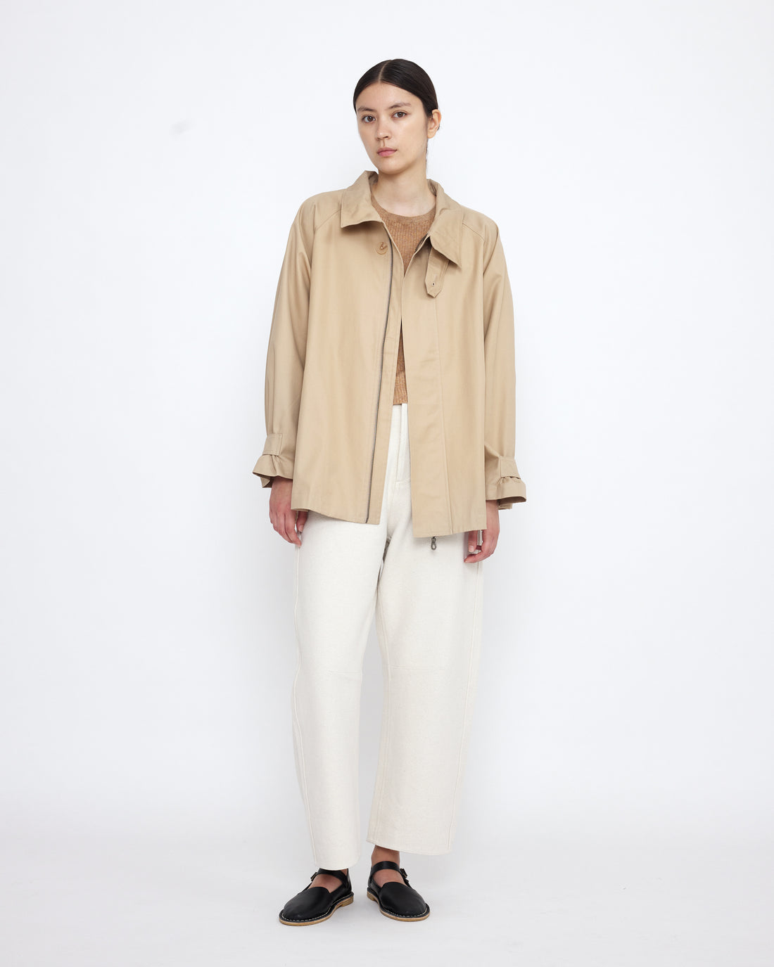 Short Spring Trench - SS25 - Tan Beige