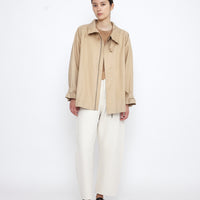 Short Spring Trench - SS25 - Tan Beige