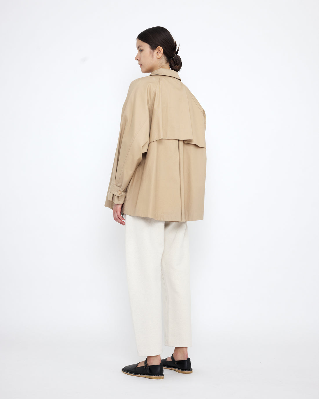 Short Spring Trench - SS25 - Tan Beige