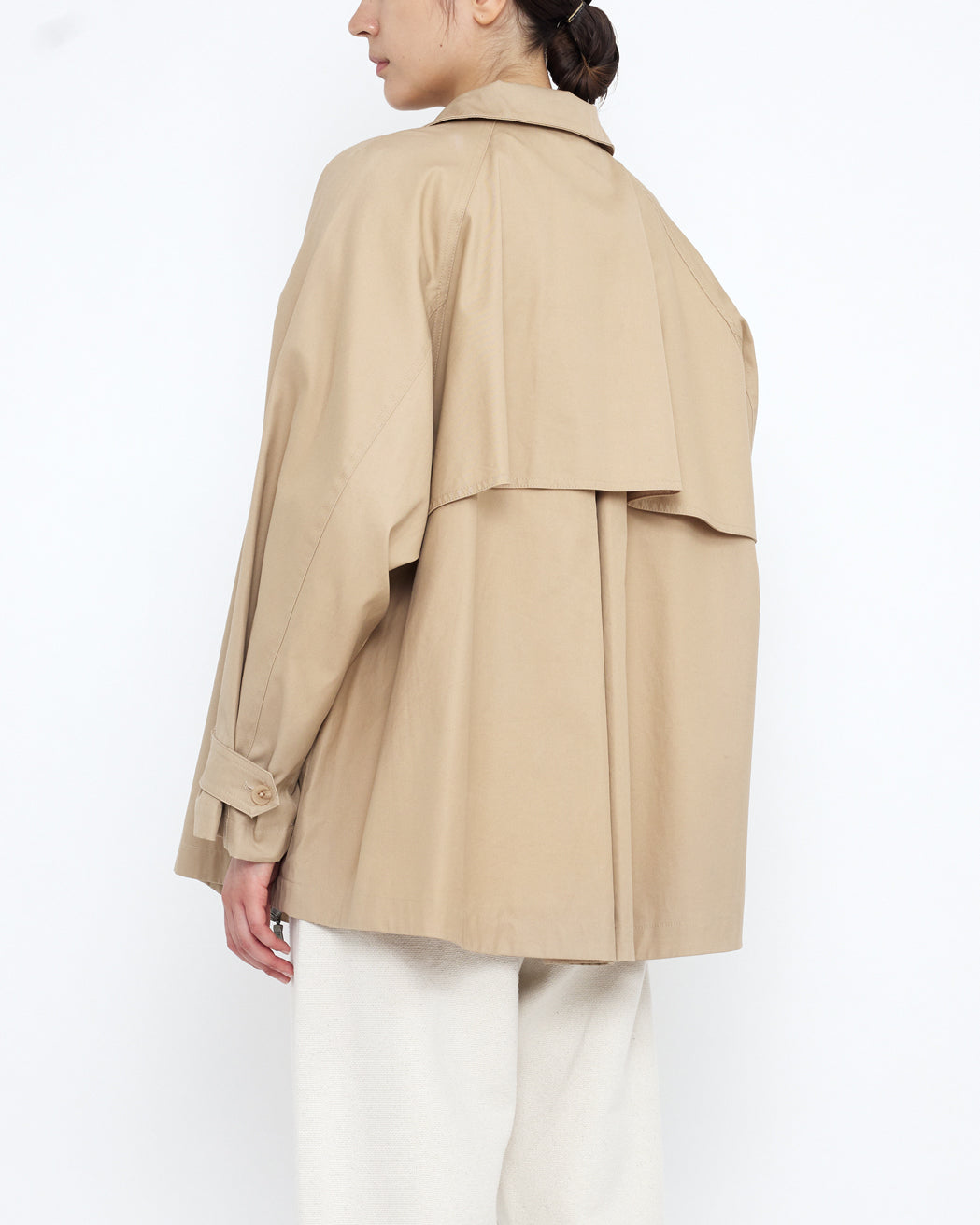 Short Spring Trench - SS25 - Tan Beige