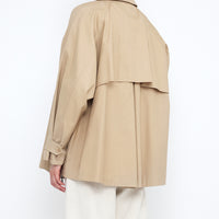 Short Spring Trench - SS25 - Tan Beige