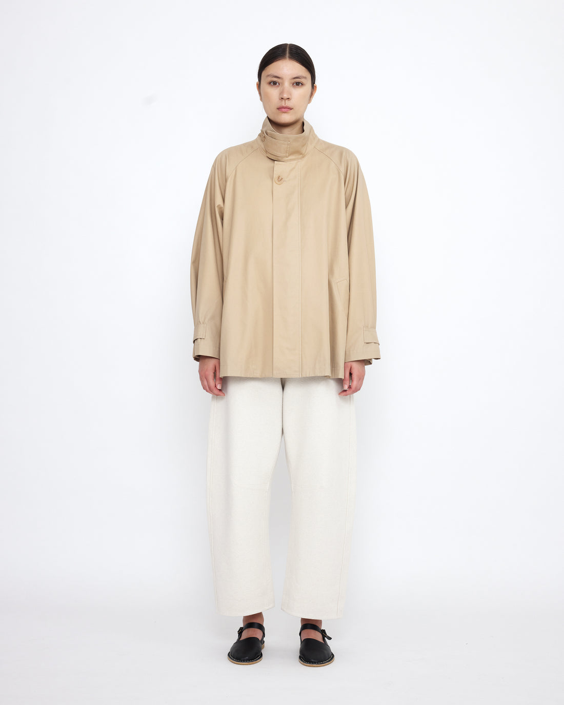 Short Spring Trench - SS25 - Tan Beige