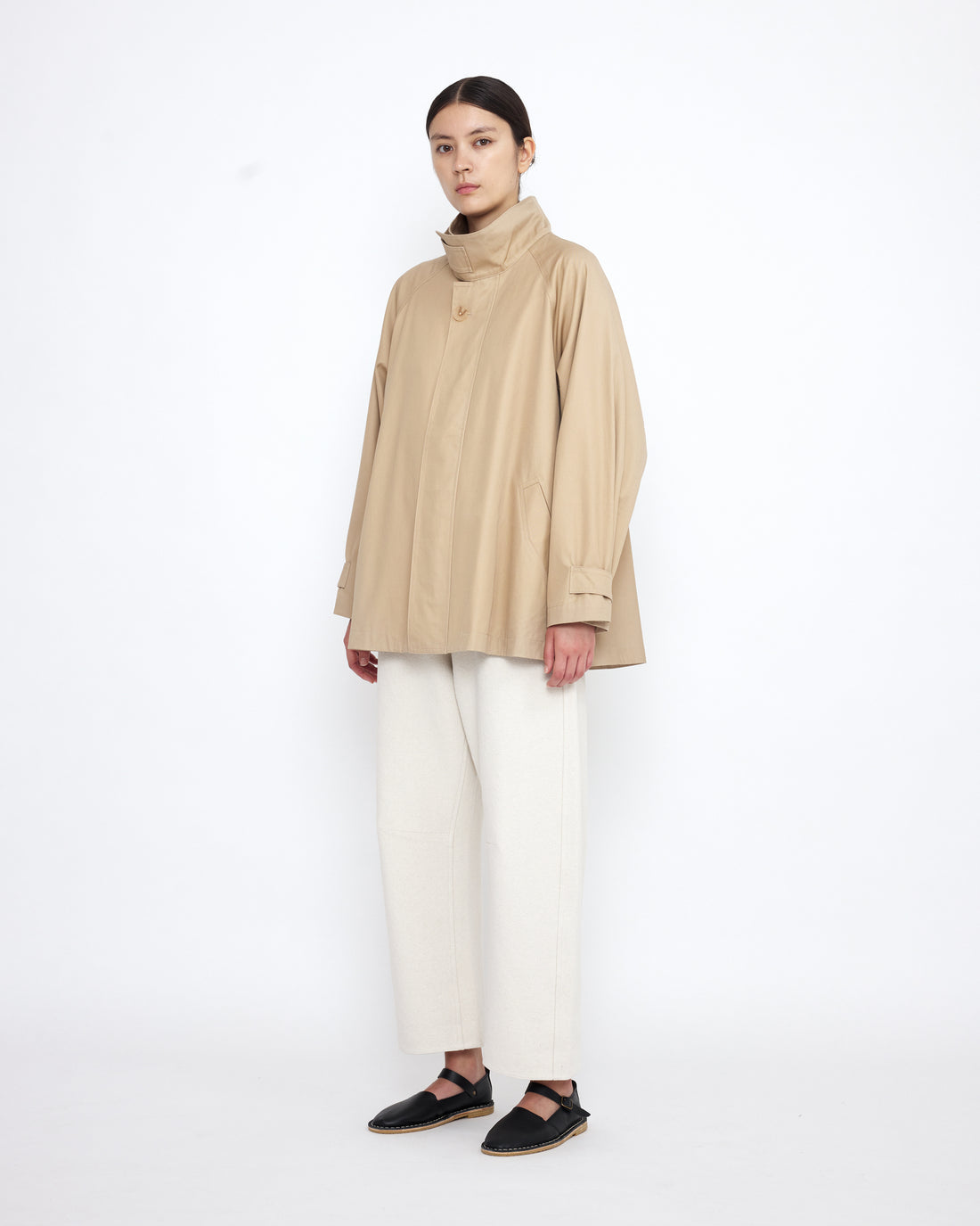 Short Spring Trench - SS25 - Tan Beige