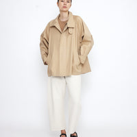 Short Spring Trench - SS25 - Tan Beige