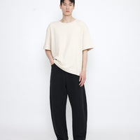 Relaxed Curve Legged Trouser - SS25 - Black