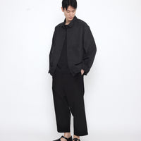 Signature Panel Pockets Shirt Jacket - Spring Edition - Washed Black