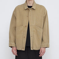 Signature Panel Pockets Shirt Jacket - Spring Edition - Washed Kelp