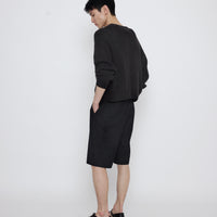 Signature Poet Sleeves Sweater - Charcoal