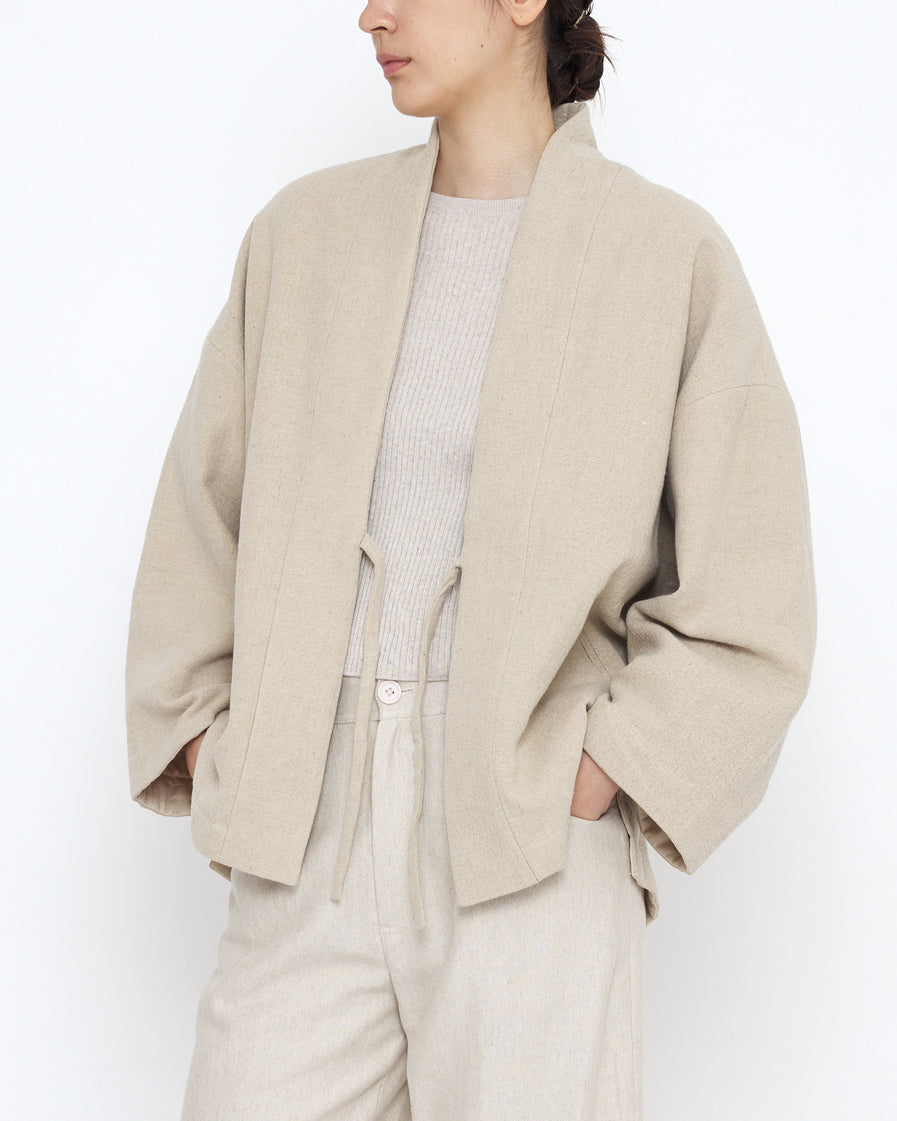 Reversible Quilted Jacket - SS25 - Oatmeal