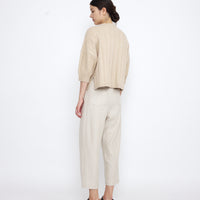 Mid-Poet Mockneck Sweater - SS25 - Wheat