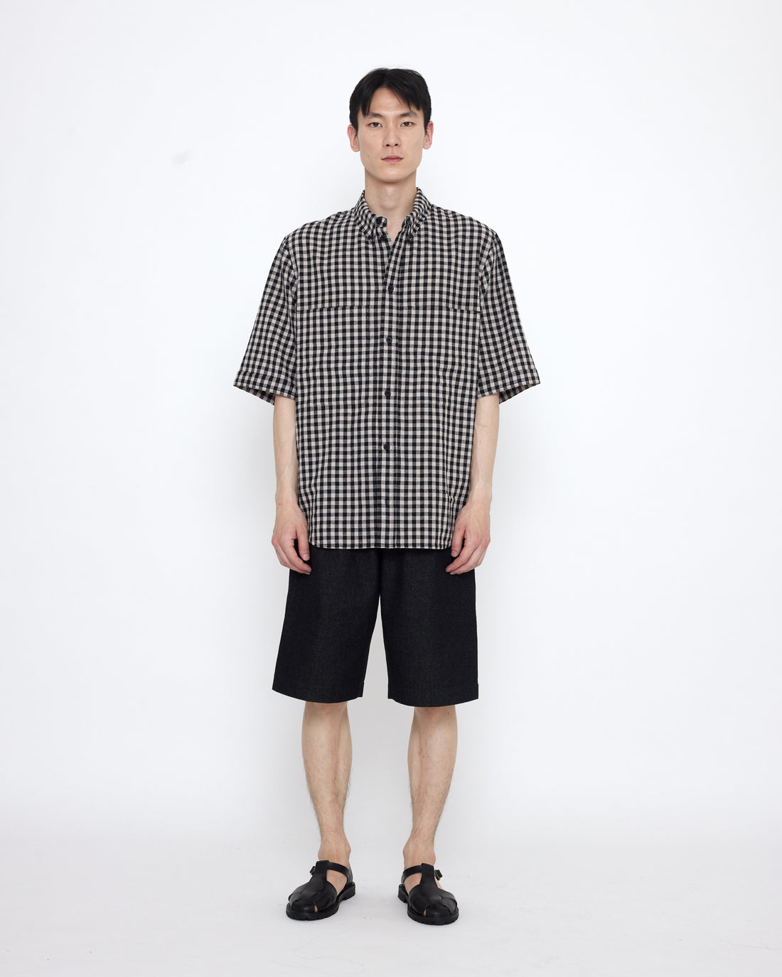 Gingham Double Pocket Shirt - SS25 - Gingham