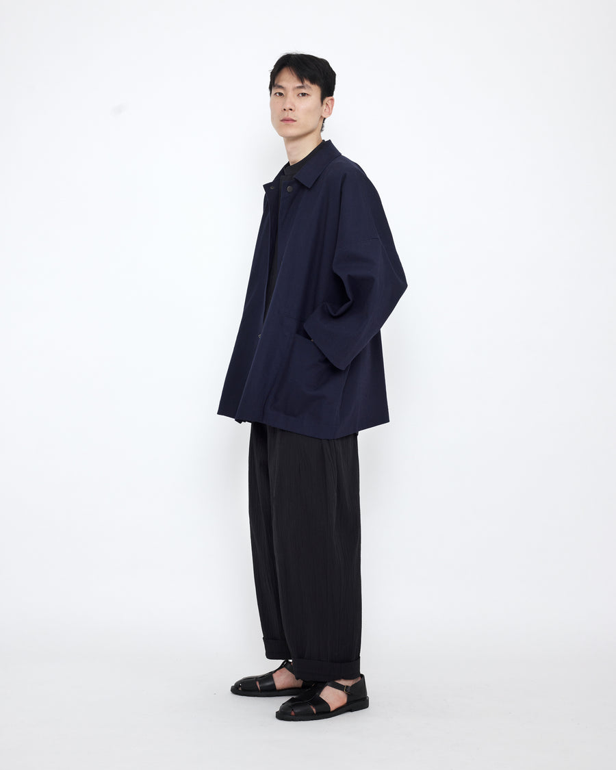 Pockets Short Coat - SS25 - Navy