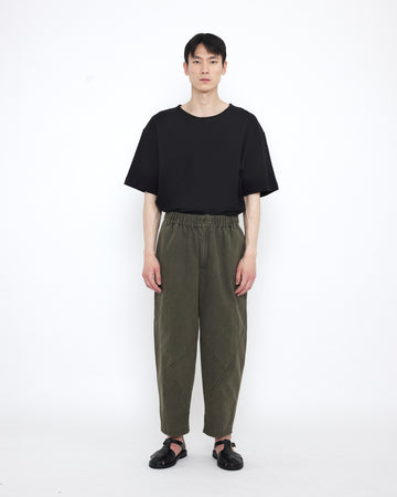 Elastic Lantern Trouser - SS25 - Faded Slate Gray