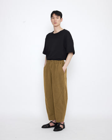 Elastic Lantern Trouser - SS25 - Faded Caramel