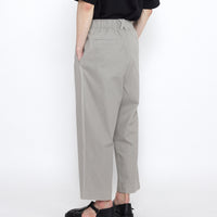 Elastic Dropped Crotch Trouser - SS25 - Gray