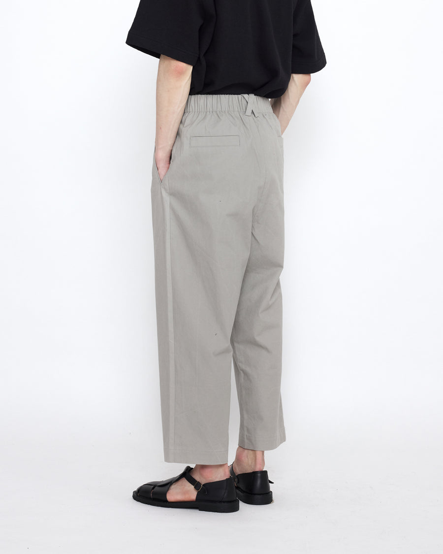 Elastic Dropped Crotch Trouser - SS25 - Gray