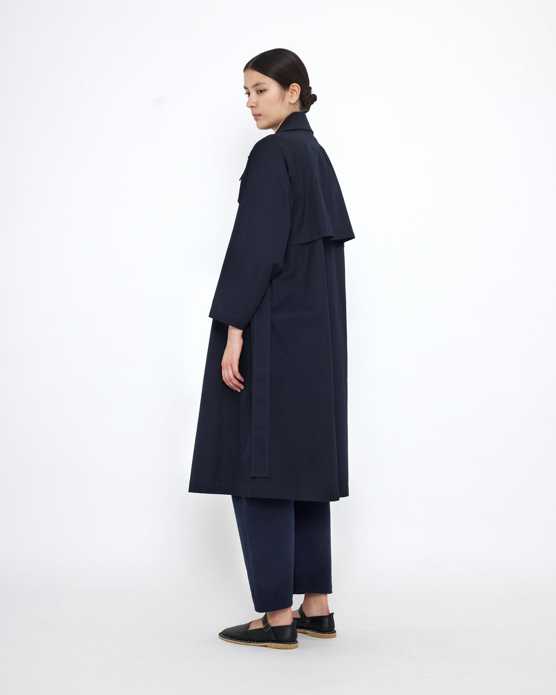 Spring Overcoat - SS25 - Navy