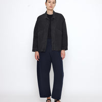 Signature Panel Pockets Shirt Jacket - Fall Edition - Washed Black