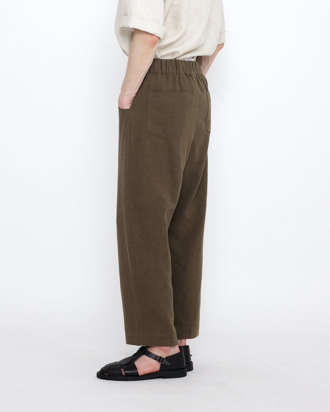 Signature Curve Legged Trouser - Spring Edition - Olive