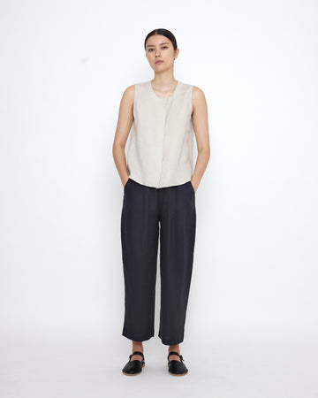 Linen Playtop - SS25 - Sand Beige