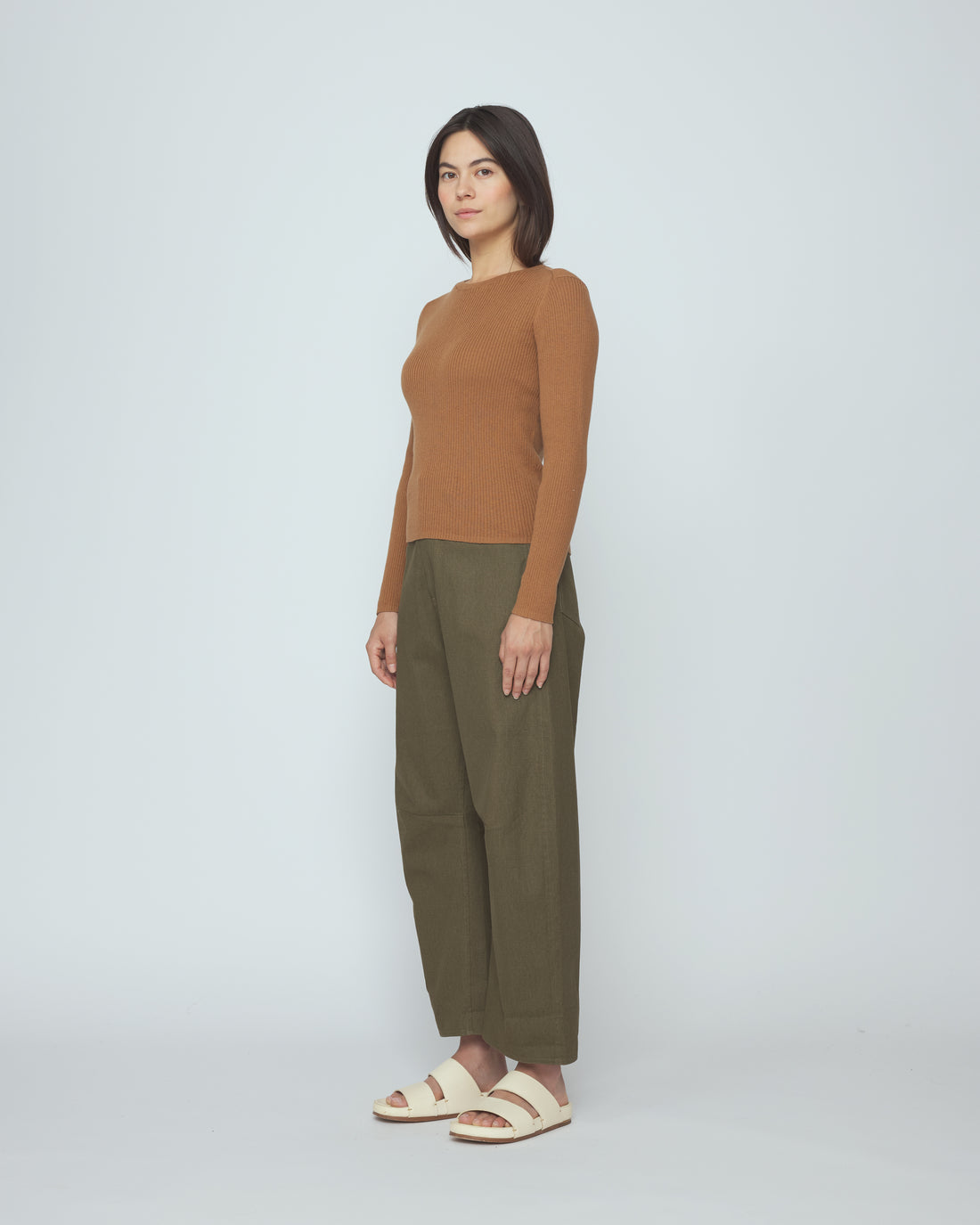 Ribbed Long Sleeves - SS26 - Rust