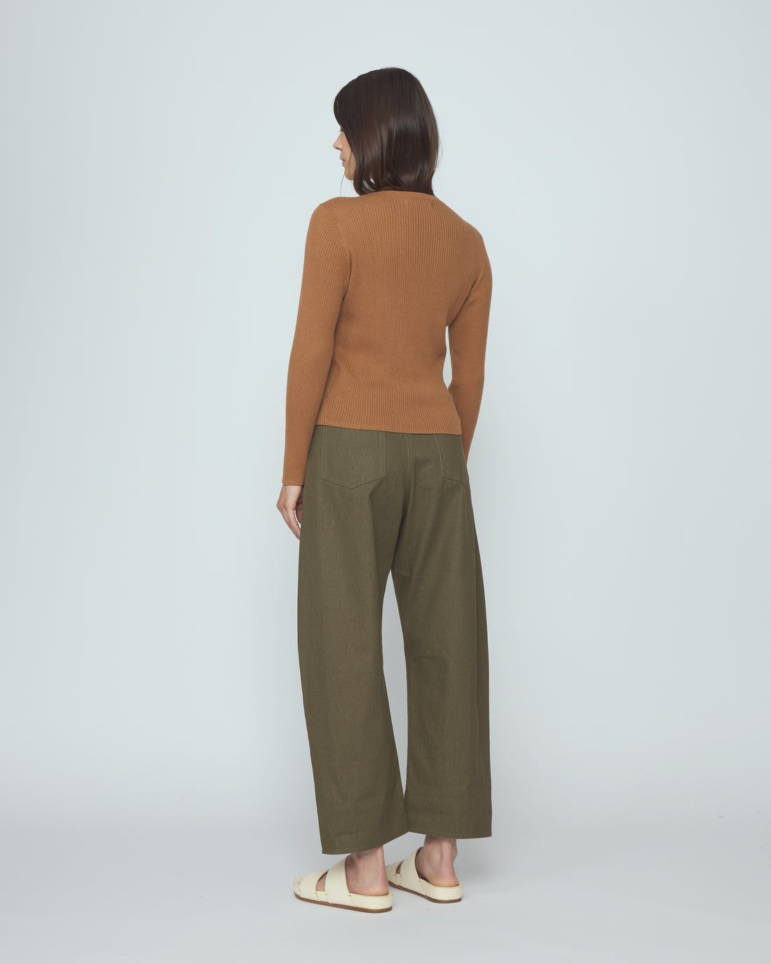 Ribbed Long Sleeves - SS26 - Rust