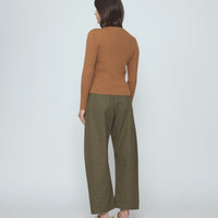 Ribbed Long Sleeves - SS26 - Rust