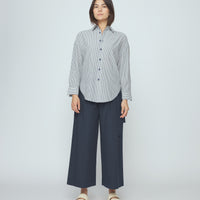 Striped Dolman Shirt - SS26 - Navy Stripes