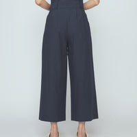 Paper-Bag Pleated Trouser - SS26 - Navy