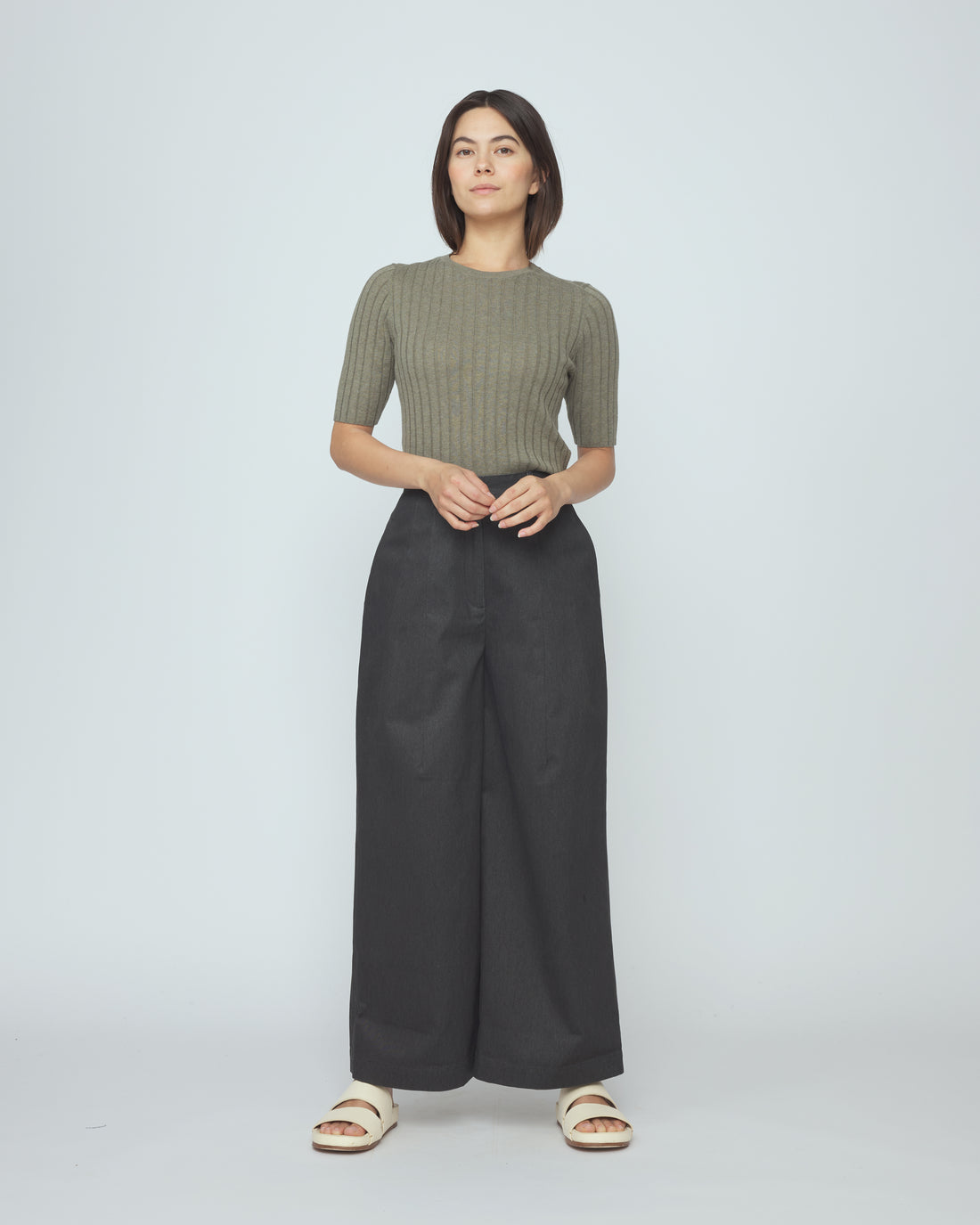 Wide-Legged Skate Trouser - SS26 - Charcoal Black