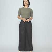 Wide-Legged Skate Trouser - SS26 - Charcoal Black
