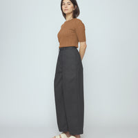 Ribbed Short Sleeves - SS26 - Rust