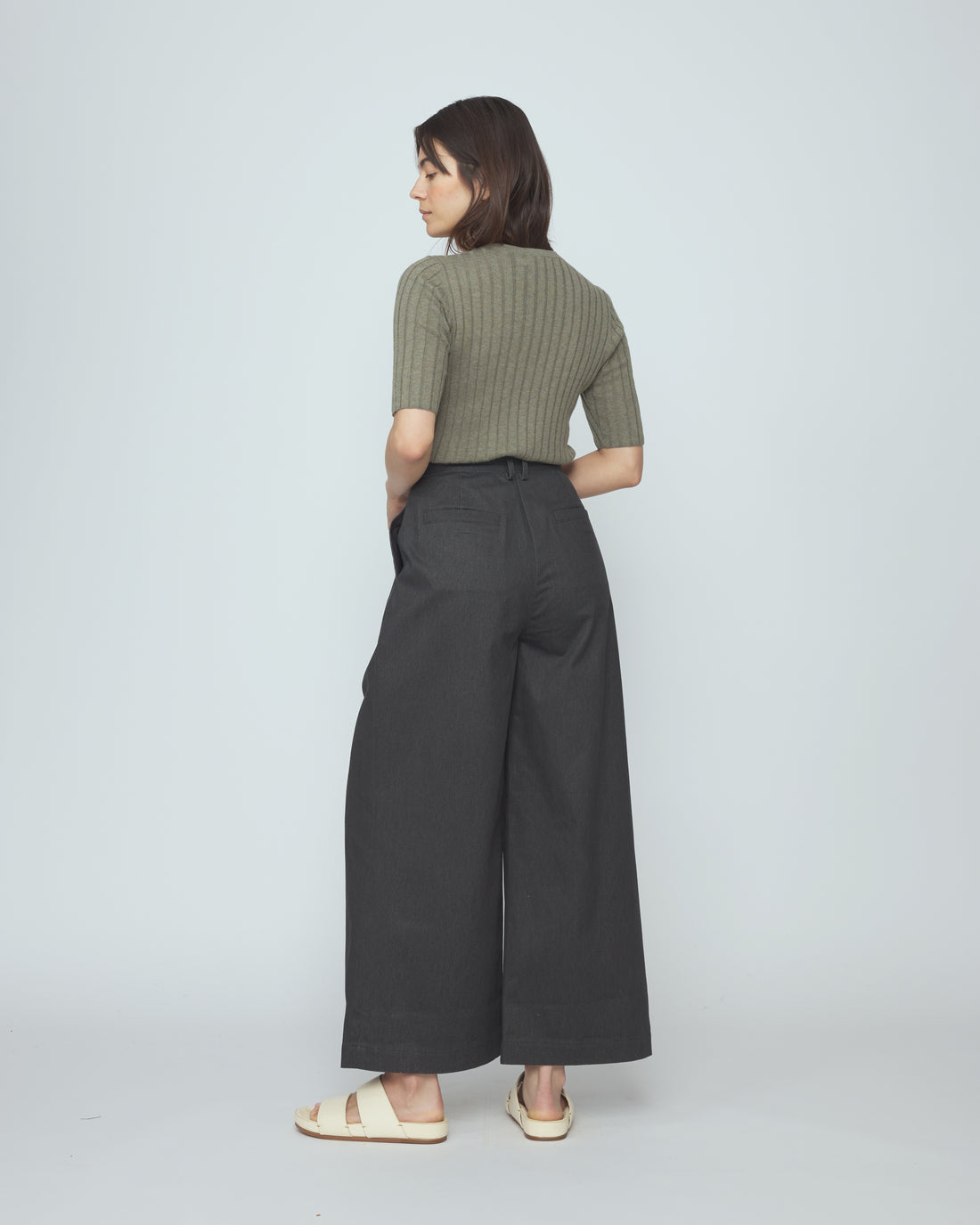 Wide-Legged Skate Trouser - SS26 - Charcoal Black