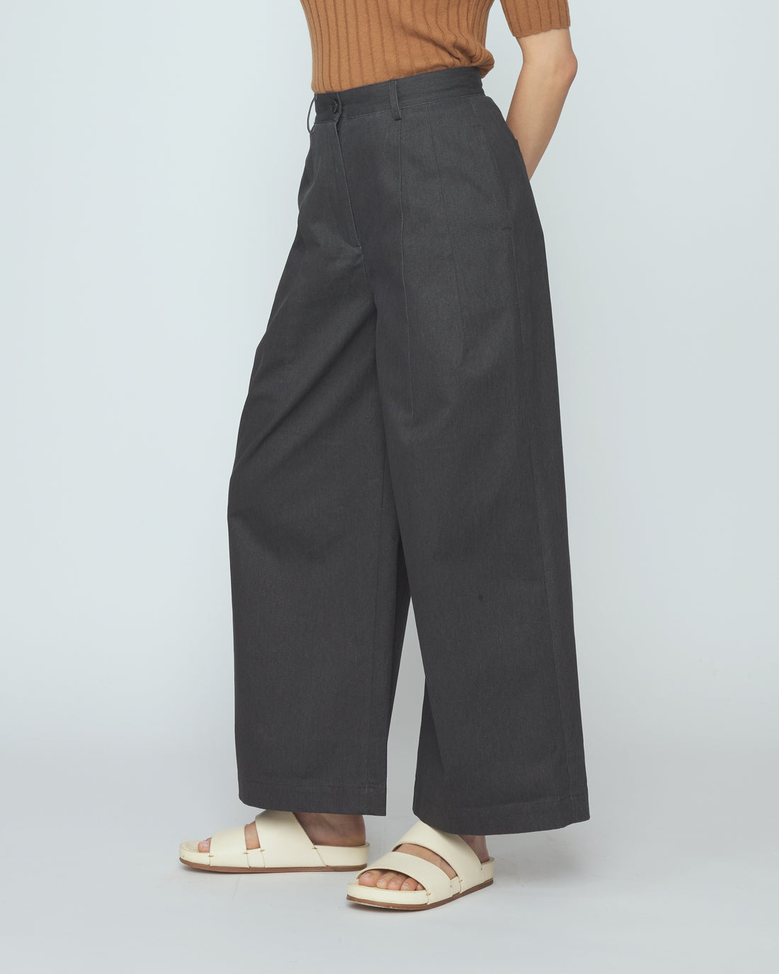 Wide-Legged Skate Trouser - SS26 - Charcoal Black
