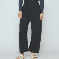 Tailored Curve Legged Trouser - SS26 - Charcoal Black