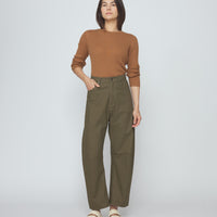 Curve Legged Work Trouser - SS26 - Olive Green