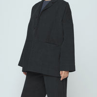 Oversized Blazer - SS26 - Charcoal Black
