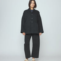 Oversized Blazer - SS26 - Charcoal Black