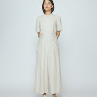 Mandarin Jumpsuit - SS26 - Oatmeal