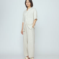 Panel Pockets Shortsleeves - SS26 - Oatmeal