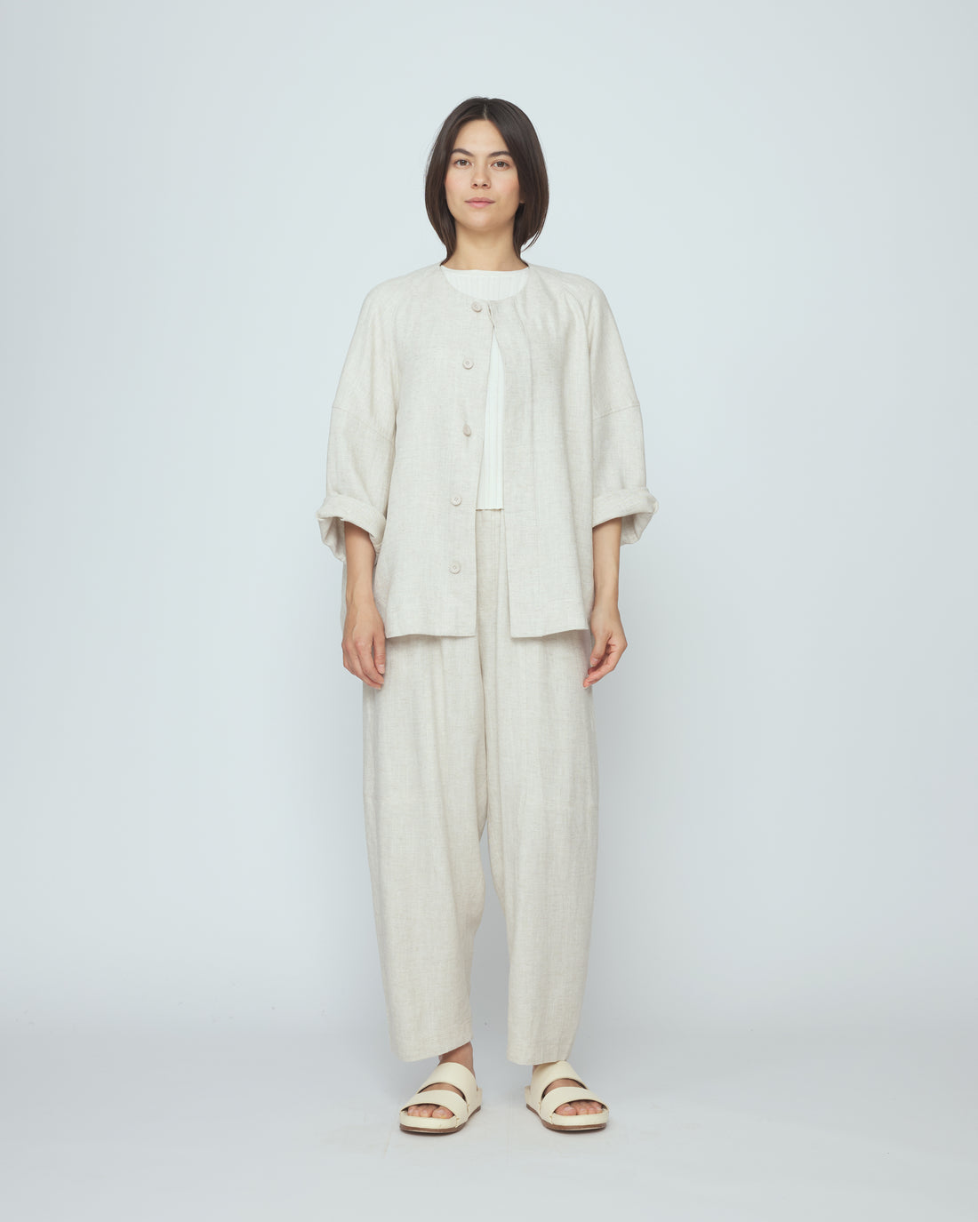 Lantern Shirt Jacket - SS26 - Oatmeal