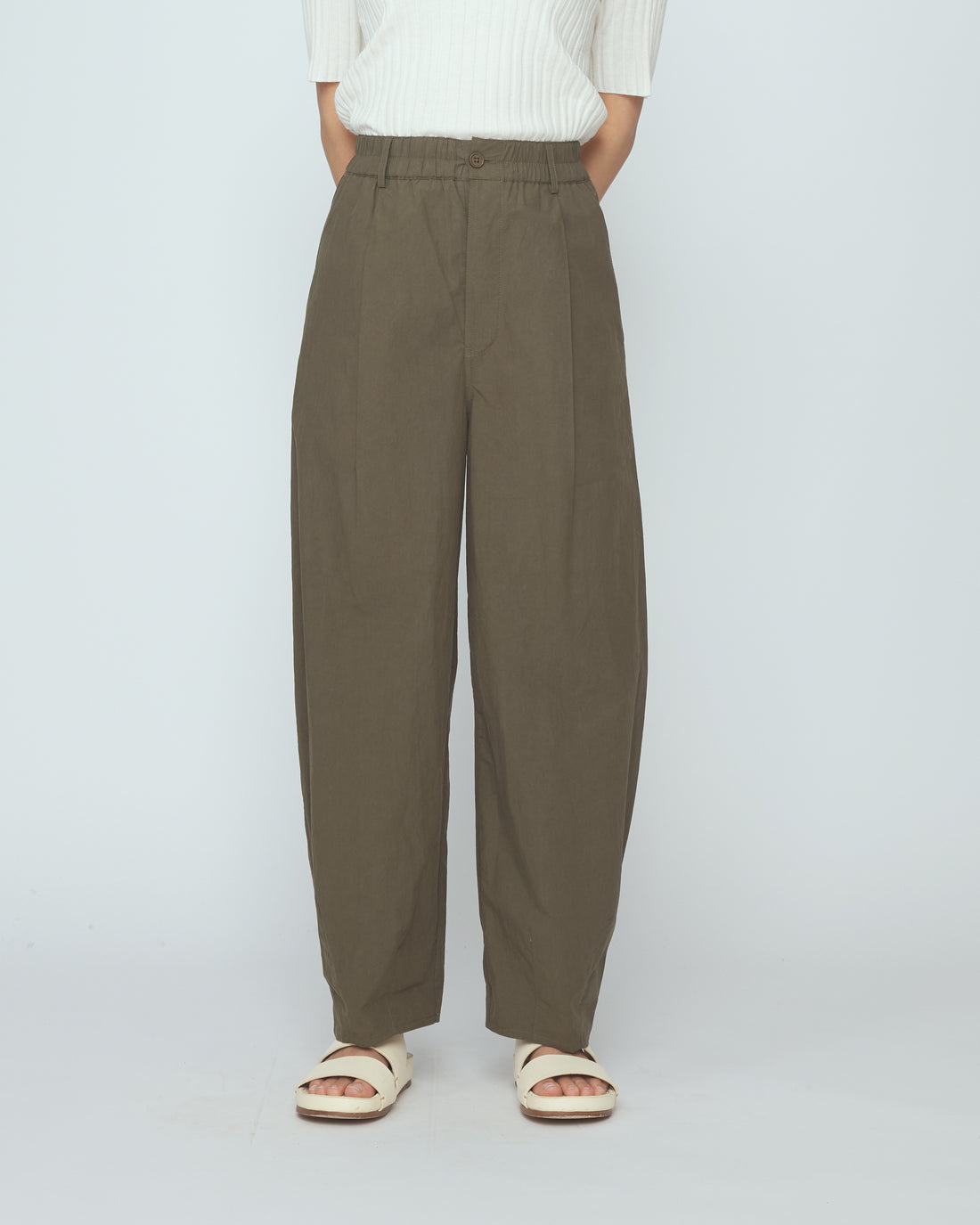 Papery Lantern Trouser - SS26 - Olive