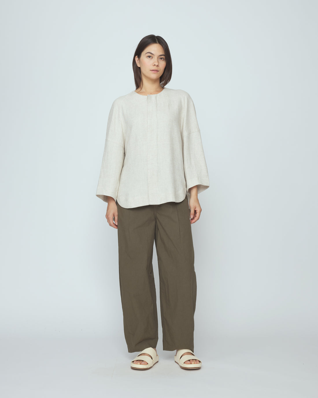 Lantern Shirt Jacket - SS26 - Oatmeal