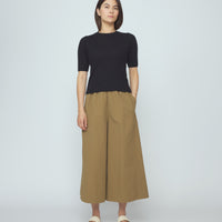 Ribbed Short Sleeves - SS26 - Black