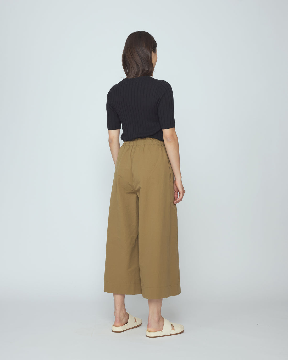 Elastic Culotte - SS26 - Tan Brown