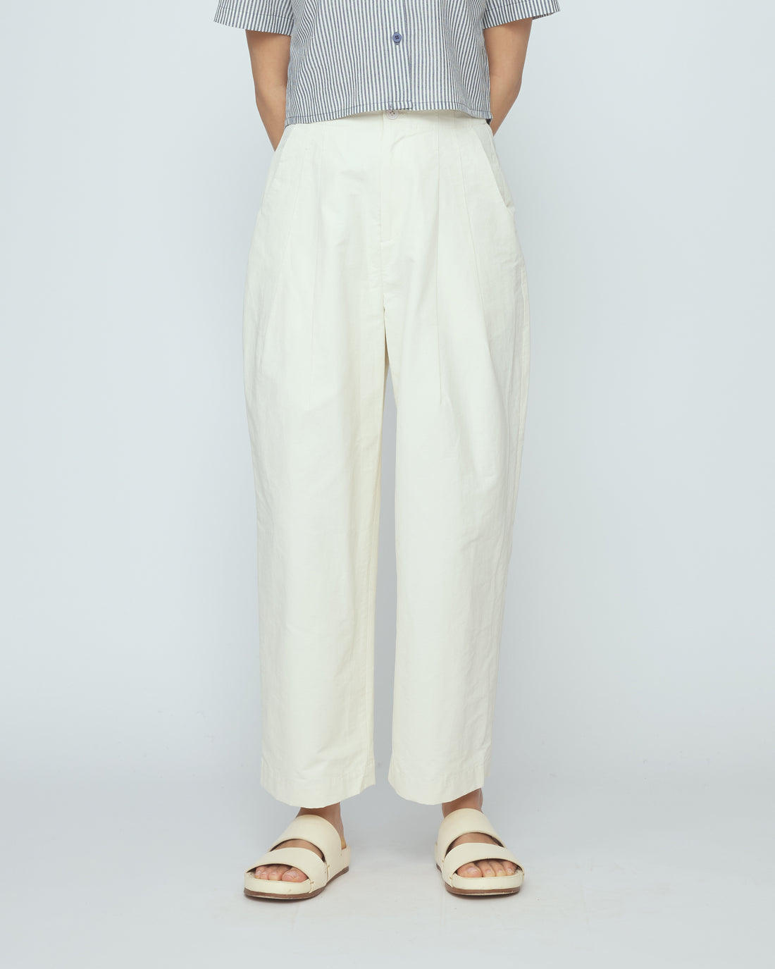 Spring Pleated Trouser - SS26 - Off-White