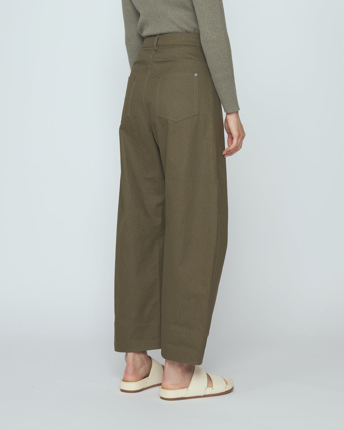 Curve Legged Work Trouser - SS26 - Olive Green