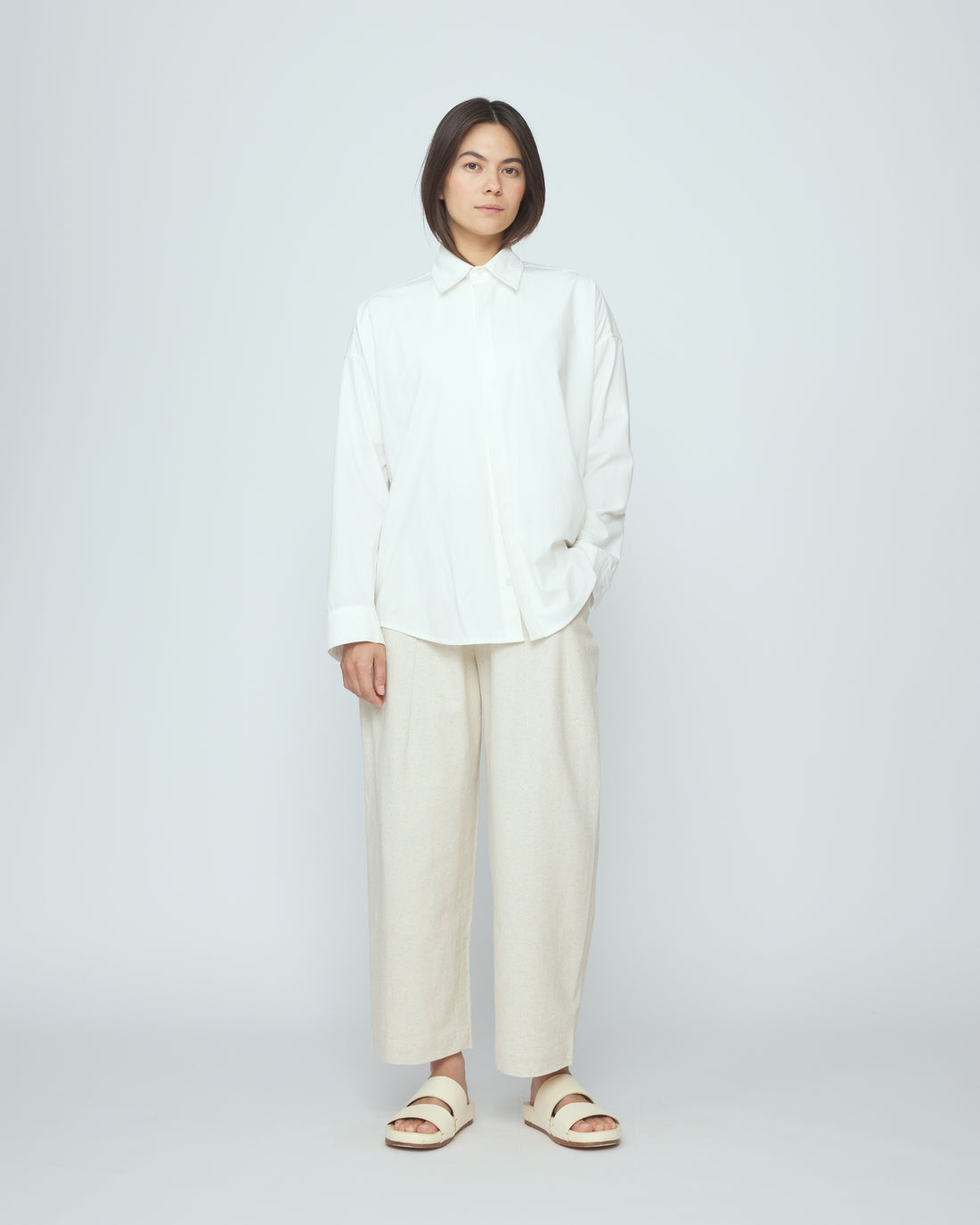 Signature Cocoon Dress Shirt - Off-White