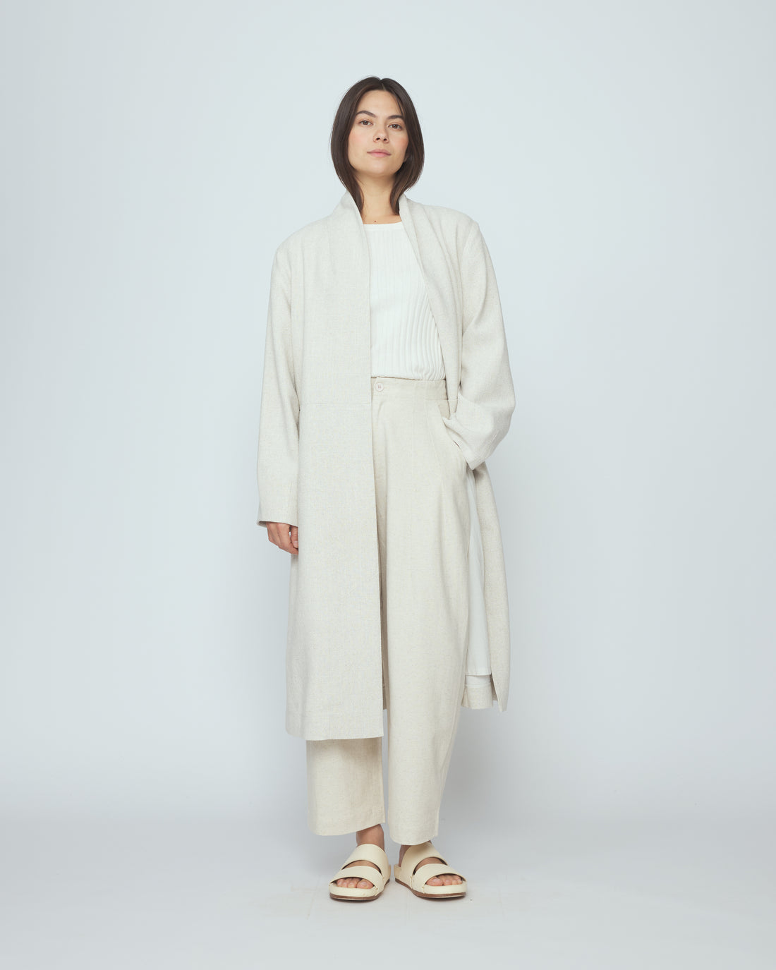 Signature Open Fall Coat - Classic Edition - Oatmeal