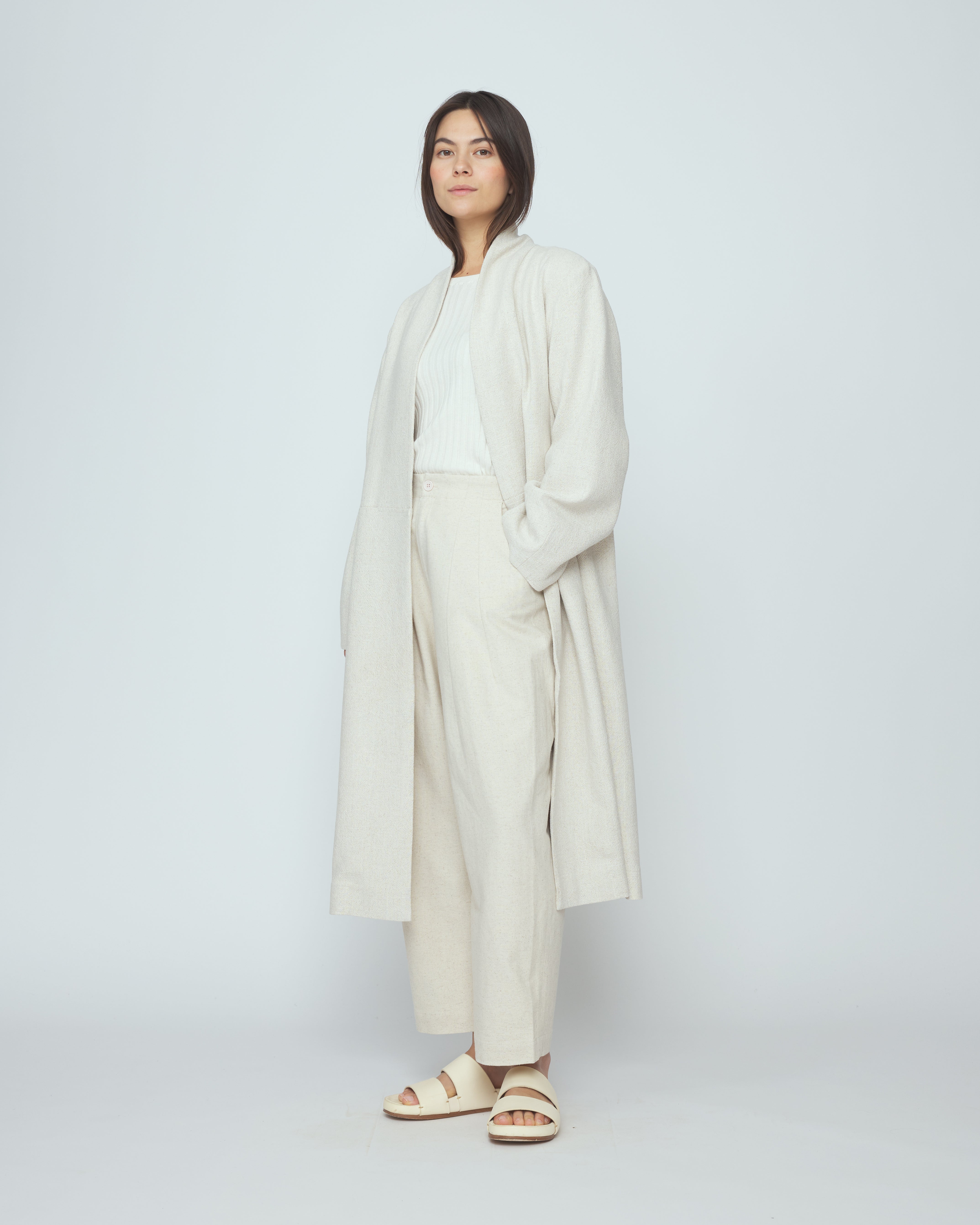 Signature Open Fall Coat - Classic Edition - Oatmeal